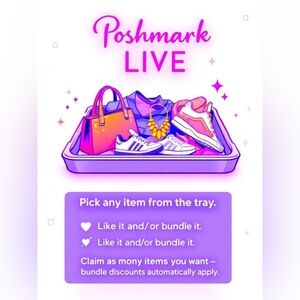 Poshmark Live - Tray Bundling